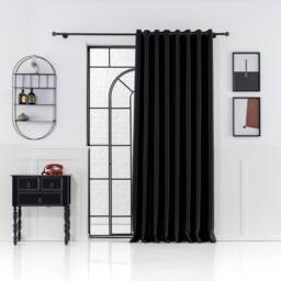 100% Blackout Drapes, 16 Colors. Custom Size Sunproof Curtains For Bed Room, Cinema & Media Rooms - thumbnail 1