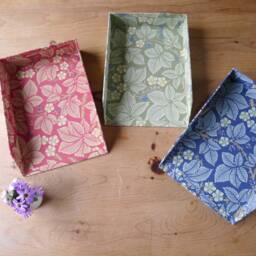 William Morris A4 In-Tray - Bramble Designs Office Collection & Stationery Handmade in England - thumbnail 2