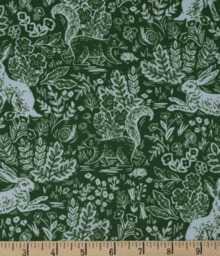 Woodland Crib Sheet Vintage Green Baby Bedding, Changing Pad Cover - thumbnail 3