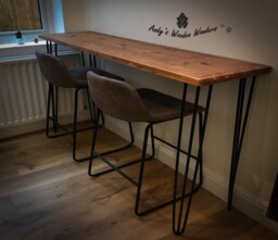 Breakfast Bar/Table, Counter. Bespoke, Hand-Made-To-Order