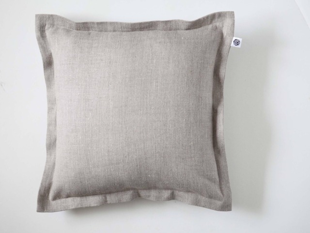 Linen Throw Pillow Cover, Oxford Style Pillowcase, Linen Custom Size Cover - image 1