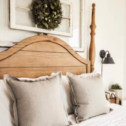 Linen Throw Pillow Cover, Oxford Style Pillowcase, Linen Custom Size Cover - thumbnail 2