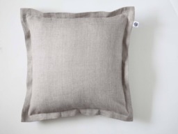 Linen Throw Pillow Cover, Oxford Style Pillowcase, Linen Custom Size Cover - thumbnail 1