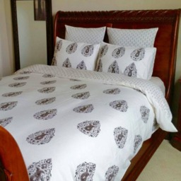 Brown Duvet Set/ Cover King/ Comforter Covers/ Indian Bedding/ Bed Cover/ Duvets/ King Set - thumbnail 4