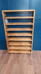 Cd Storage Unit 90cm Wide X 105cm High 22 cm Deep. Stores Over 450 Cds. Bespoke Sizes Available - thumbnail 3