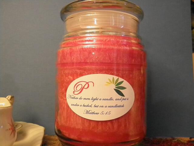 Scripture Candle - image 1