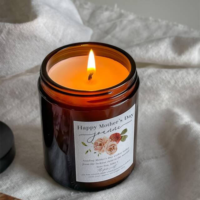 Personalized Mother's Day Soy Candle Hand-Poured Scented Candle - image 1