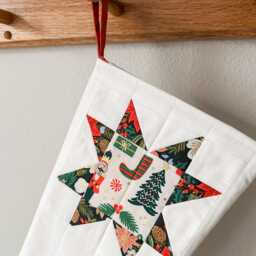 Handmade Quilted Christmas Stocking - Nutcracker - thumbnail 2