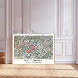 William Morris Art Print, Floral Flower Botanical Textile Print, Wall Art - thumbnail 1
