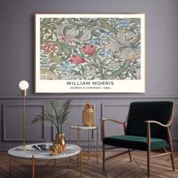 William Morris Art Print, Floral Flower Botanical Textile Print, Wall Art - thumbnail 3