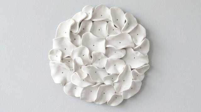 Coral Sea Textures White Wall Art Hanging Beach House Decor - image 1