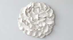 Coral Sea Textures White Wall Art Hanging Beach House Decor - thumbnail 1