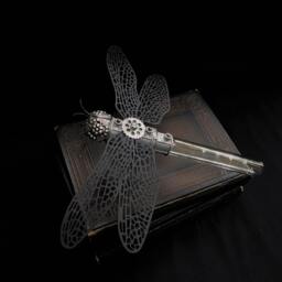 Metal Dragonfly Sculpture - thumbnail 4