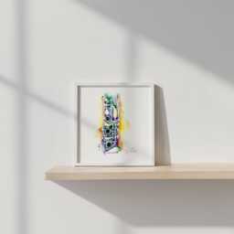 Colorful Clarinet - Woodwinds Watercolor By Jamie Hansen - thumbnail 3