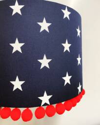 star Pompom Lampshades. Lots Of Colours - thumbnail 1