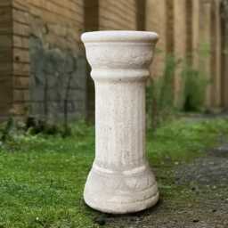 Large Stand Statue Outdoor Plinth Figurine Stone Pedestal Decoration Handmade Pedestal Lover Gift Lawn Ornament Front Door Decor - thumbnail 2