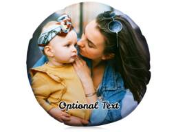 Personalised Circular Photo Cushion - thumbnail 1