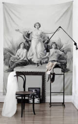 Mythological Goddess- Wall Tapestry - Tapestry Hangings Wanderlust Bohemian Home Decor Dorm T#95 - thumbnail 1