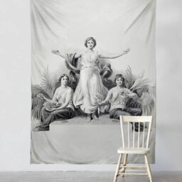 Mythological Goddess- Wall Tapestry - Tapestry Hangings Wanderlust Bohemian Home Decor Dorm T#95 - thumbnail 2