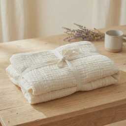Muslin Baby Blanket - 4 Layer Swaddle Blankets Newborn Cotton Organic Girl & Boy Gifts - thumbnail 4