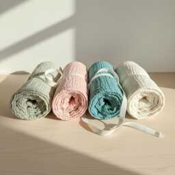 Muslin Baby Blanket - 4 Layer Swaddle Blankets Newborn Cotton Organic Girl & Boy Gifts - thumbnail 3