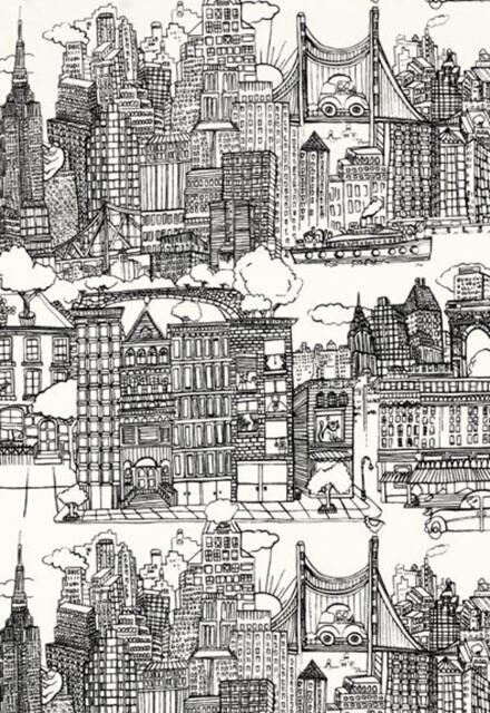 New York in Black & White - This Listing Is For One Pillow - image 1