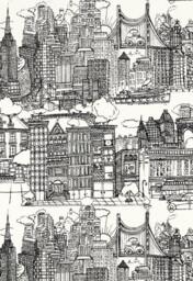New York in Black & White - This Listing Is For One Pillow - thumbnail 1