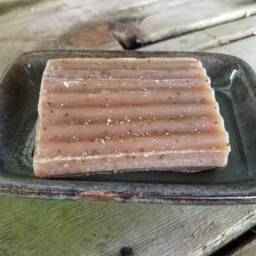 Handmade Ceramic Soap Dish Raised Center Holder - thumbnail 2