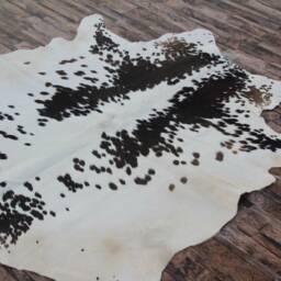 Amazing Tricolor Cowhide Rug Cow Skin Hide 5 X Floor - thumbnail 2
