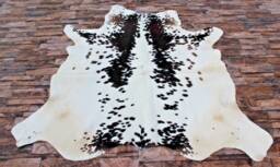 Amazing Tricolor Cowhide Rug Cow Skin Hide 5 X Floor - thumbnail 1