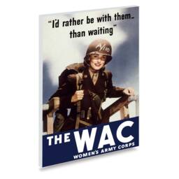 Reprint Of A Ww2 Us Recruitment Poster To Join The Wacs - thumbnail 2