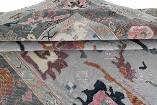 Exquisite Oushak Style Hand Knotted Rug 4x6, 5x8, 6x9, 8x10, 9x12, 10x14 Ft Handmade Rugs For Living Room - Antique Style Contemporary Rug - image 1