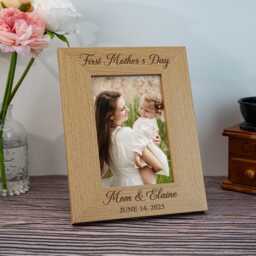 New Mom Picture Frame Personalized First Time Gifts Mothers Day For & Baby Photo Keepsake Gift - thumbnail 2