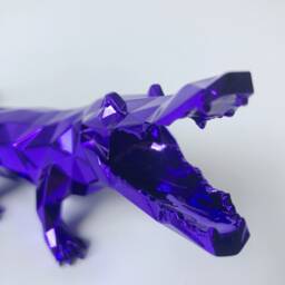 Croco Spirit, Purple Limited Edition Sculpture - thumbnail 3