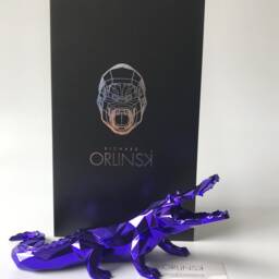Croco Spirit, Purple Limited Edition Sculpture - thumbnail 2