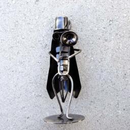 Sale Mr. Hopper Play Trombone Metal Sculpture Ornament Stationary - thumbnail 3
