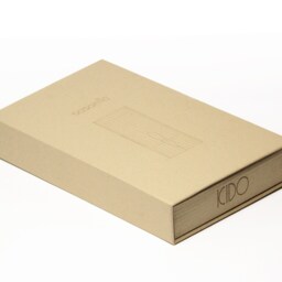 "Scandinavian Cardboard Wood Table Lamp With Ecological Minimalist Design Recycled Cocoon Kido ""Sasaella" - thumbnail 3