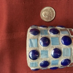 Glass Mosaic Tile Candle Holder Votive Tea Light - thumbnail 4