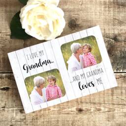 Nanny Gift, Gift For Grandma, Mothers Day Granny Grandma Photo Nana Custom Frame, I Love My - thumbnail 2