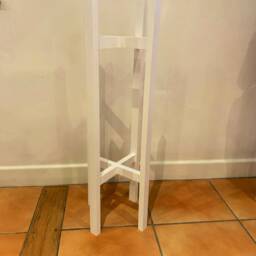 Two-Tier Wood Plant Stand, Handmade Pot Holder, Custom Color - thumbnail 2