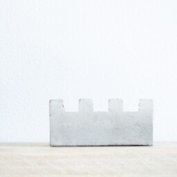Draining Geometric Concrete Soap Dish, Available in Multiple Colours - thumbnail 3