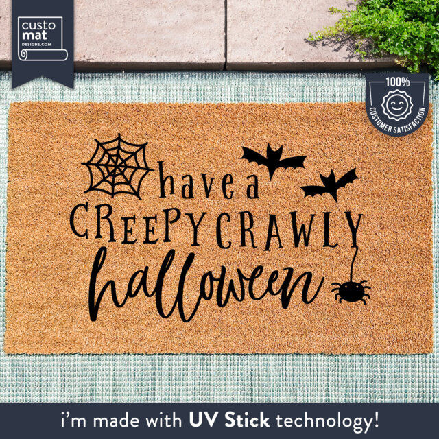 Halloween Door Mat - Funny Doormat Welcome Decor Porch Fall Decorations - image 1