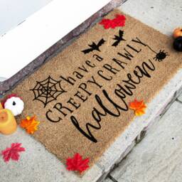 Halloween Door Mat - Funny Doormat Welcome Decor Porch Fall Decorations - thumbnail 2