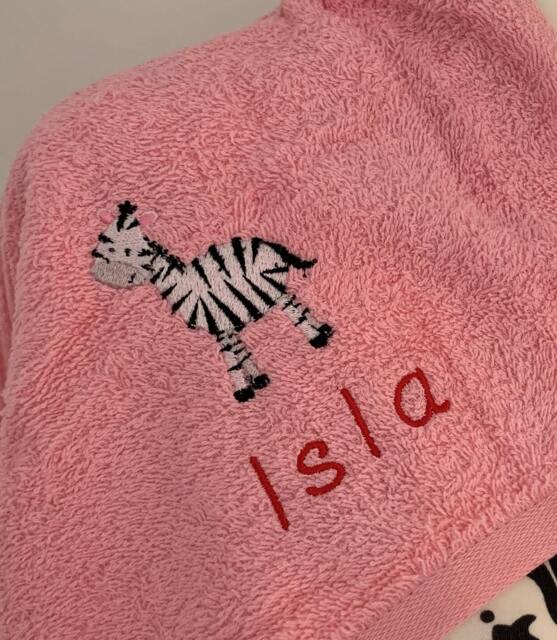 Zebra - Bubble Baby Blanket Embroidered Personalised 95cm X 75cm - image 1