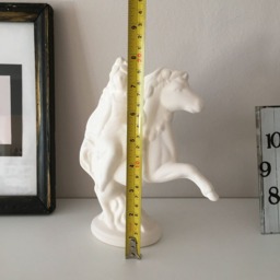 Ceramic Fairy Figurine, On Horse, Statue, Ready To Paint, Home Decoration, Gift For Girls, Christmas Presents, Bisque - thumbnail 4