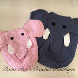 Baby Elephant Car Seat Blanket Pattern - thumbnail 2