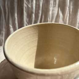 Makers Mark Ceramic Planter, Handmade Glazed Pot, Black Plant Pots, 500Ml White Vessel, Unique British Gift, Handcrafted Pots - thumbnail 4