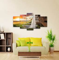 Proverbs 35-6 #37 Niv Trust in The Lord Bible Verse Canvas - Christian Scripture Religious Wall Art Home Decor Paintings - thumbnail 1