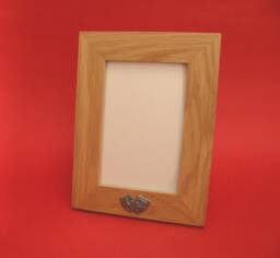 "Comedy Tragedy Masks Real Oak Picture Frame 6"" X 4"