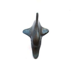 Greek Bronze Animal Dolphin, Metal Sculpture Dolphin - thumbnail 3